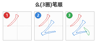么笔顺分解图