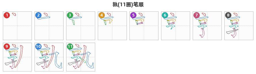 孰笔顺分解图