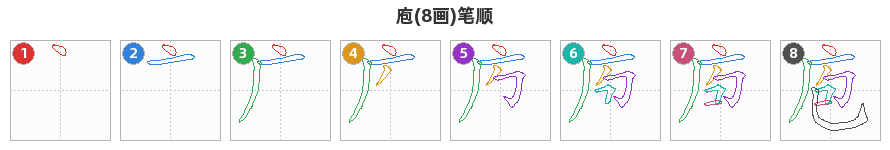 庖笔顺分解图