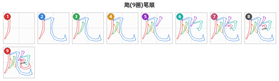 飑笔顺分解图